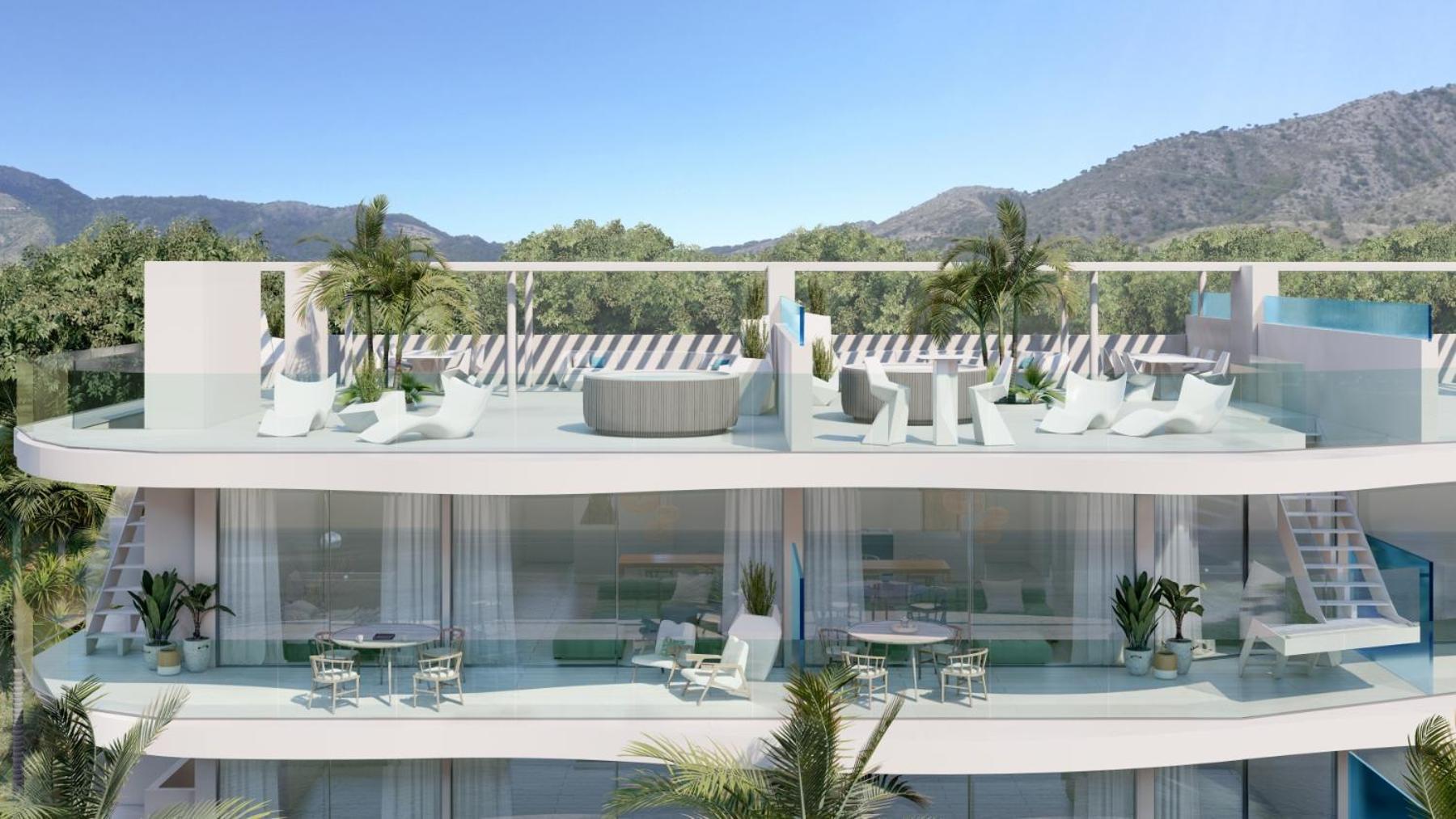 Panoramic Seaview Penthouse The Wave Lejlighed Fuengirola Eksteriør billede